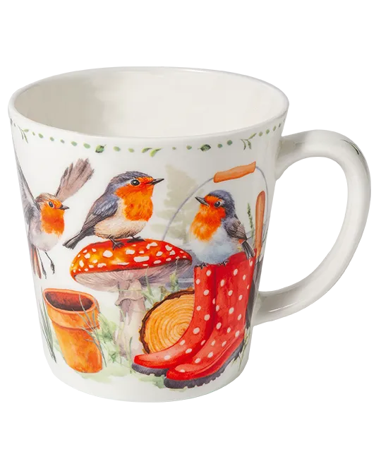 Becher 500 ml Sommerrotkehlchen ohne Innendruck